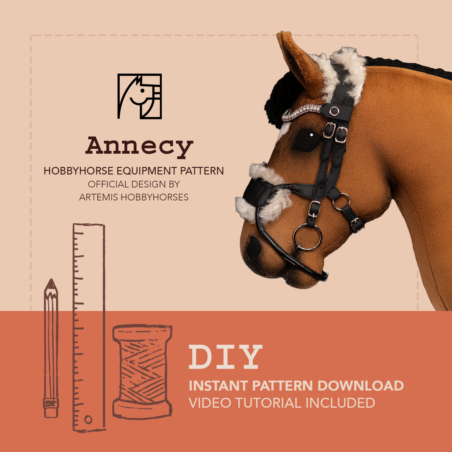Annecy Bridle - Printable Pattern
