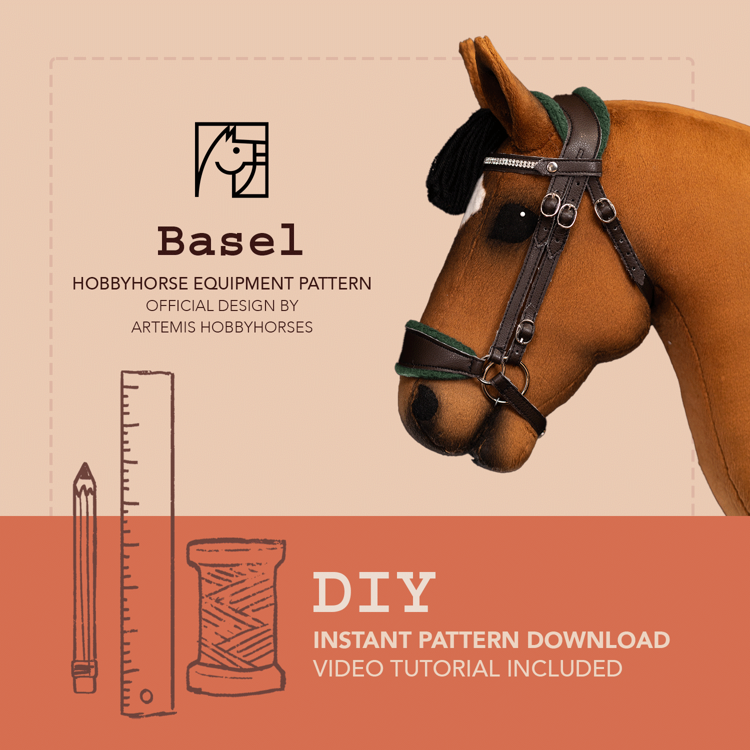 Basel Bridle - Printable Pattern