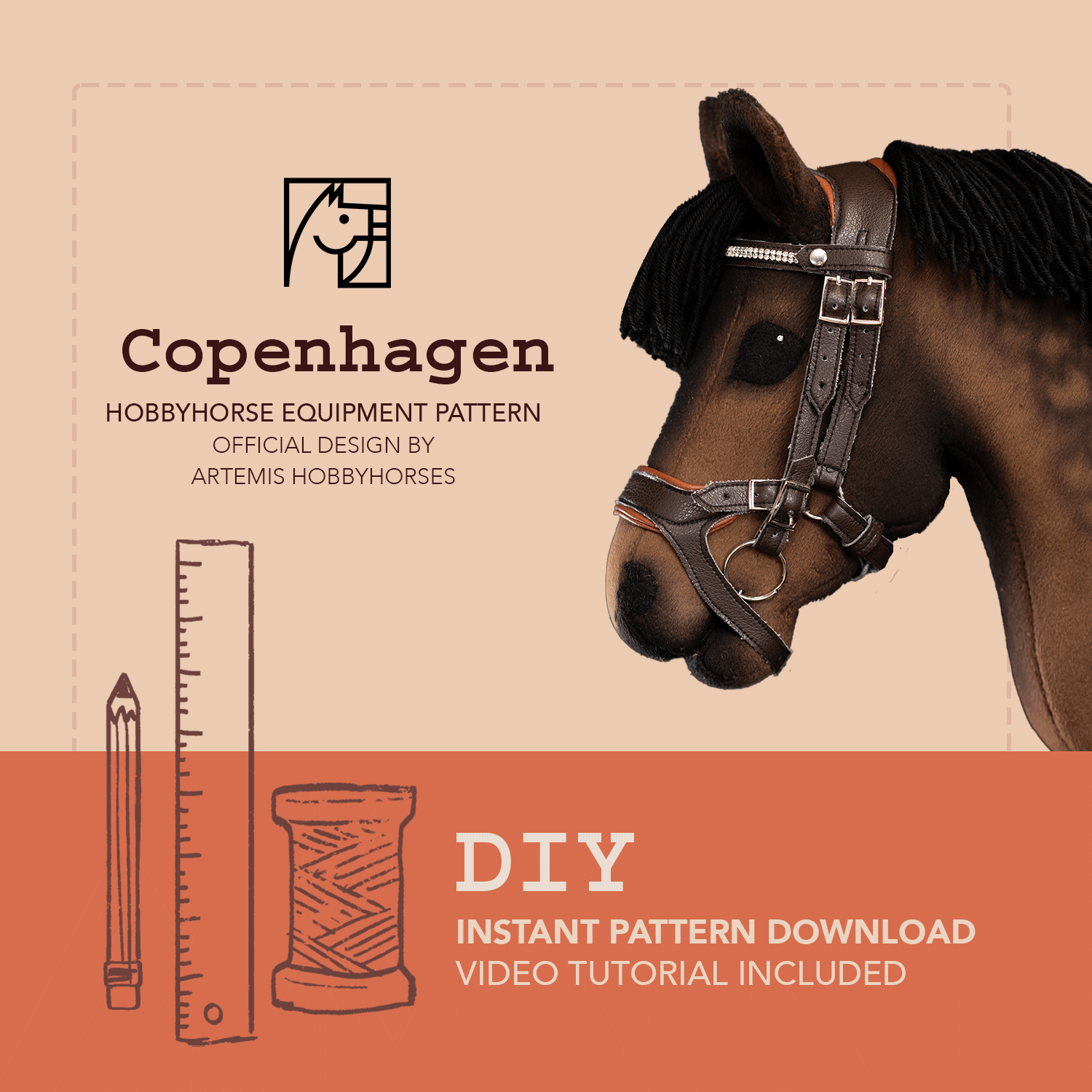 Copenhagen Bridle - Printable Pattern