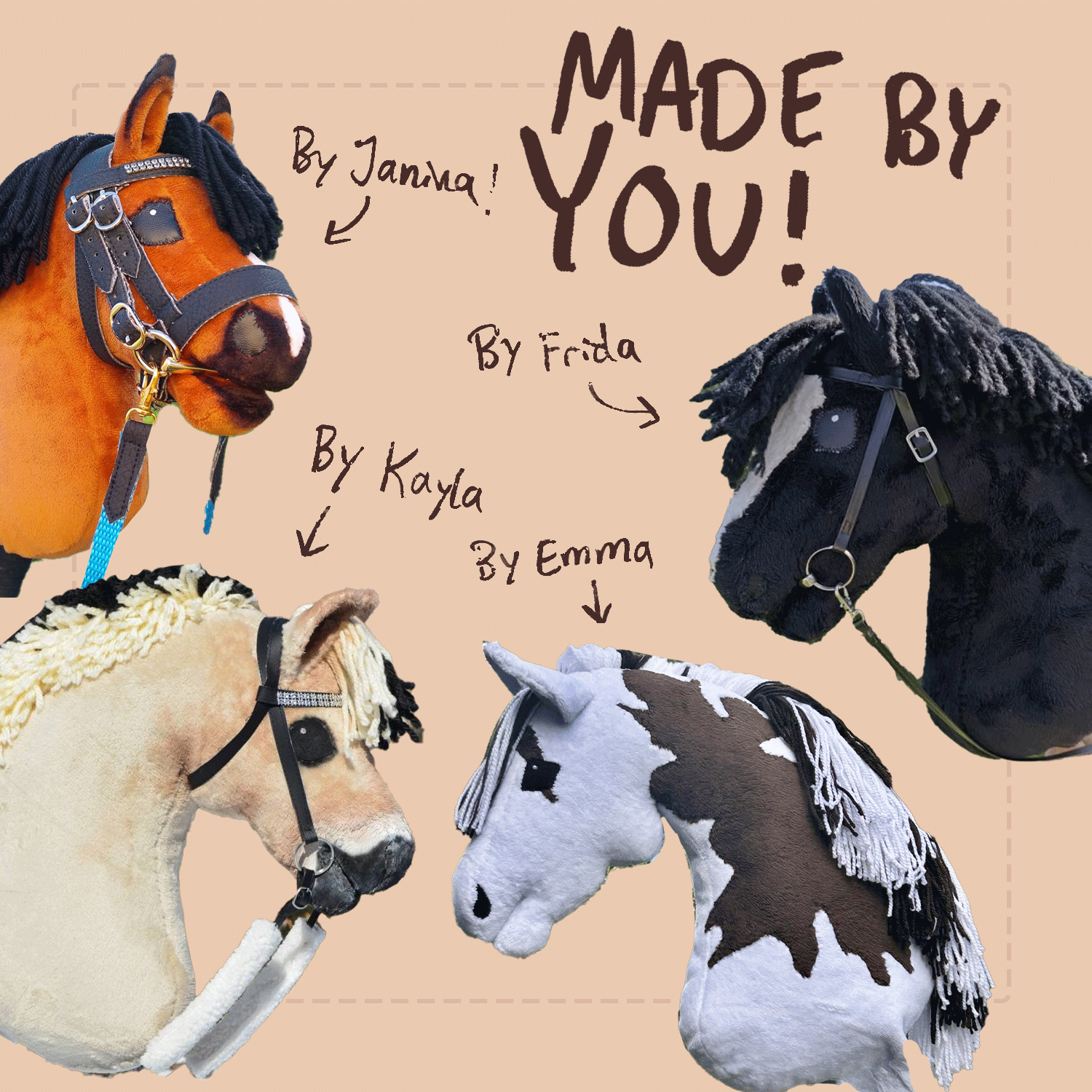 Knabstrupper - Hobbyhorse Digital Pattern