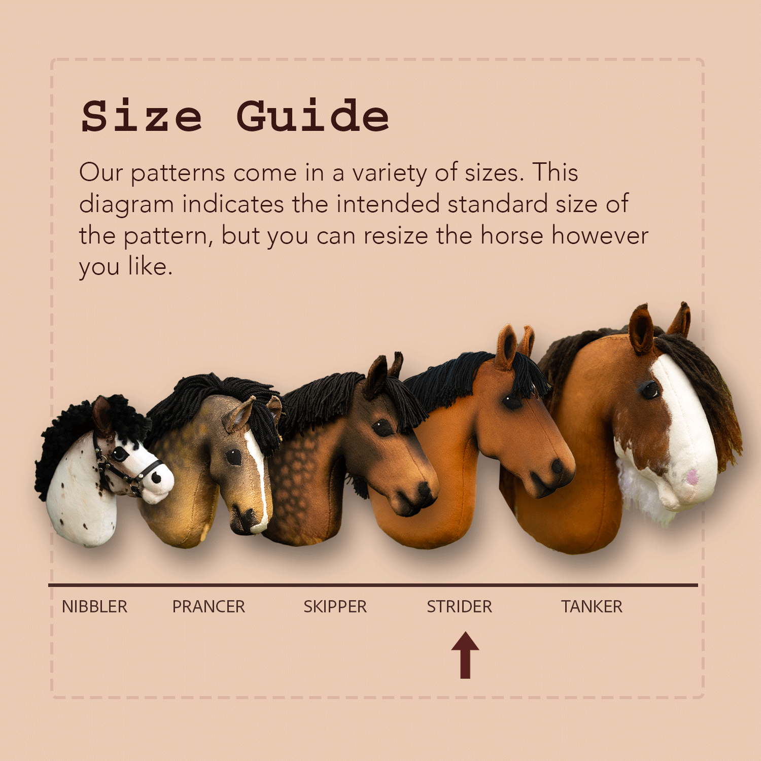 Knabstrupper - Hobbyhorse Digital Pattern