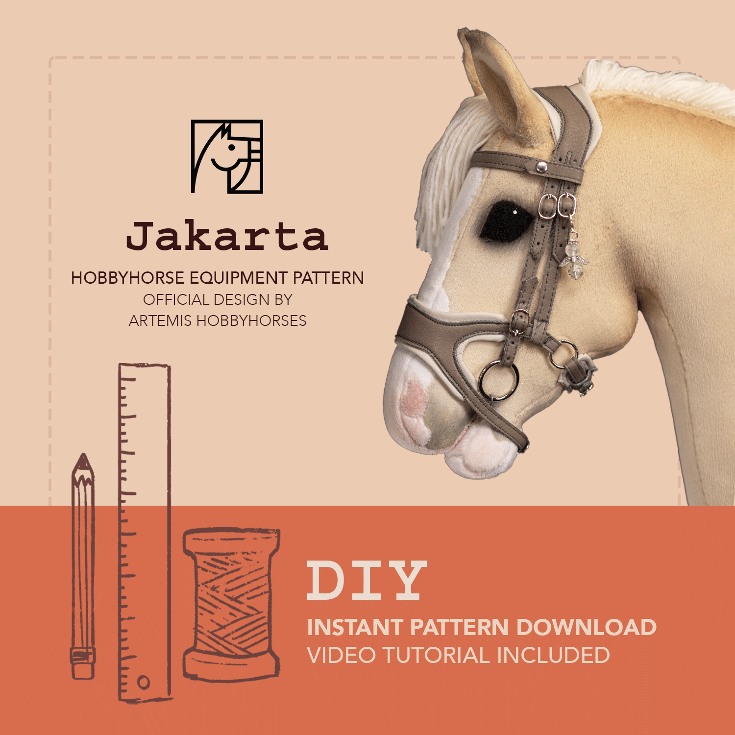 Jakarta Bridle - Printable Pattern