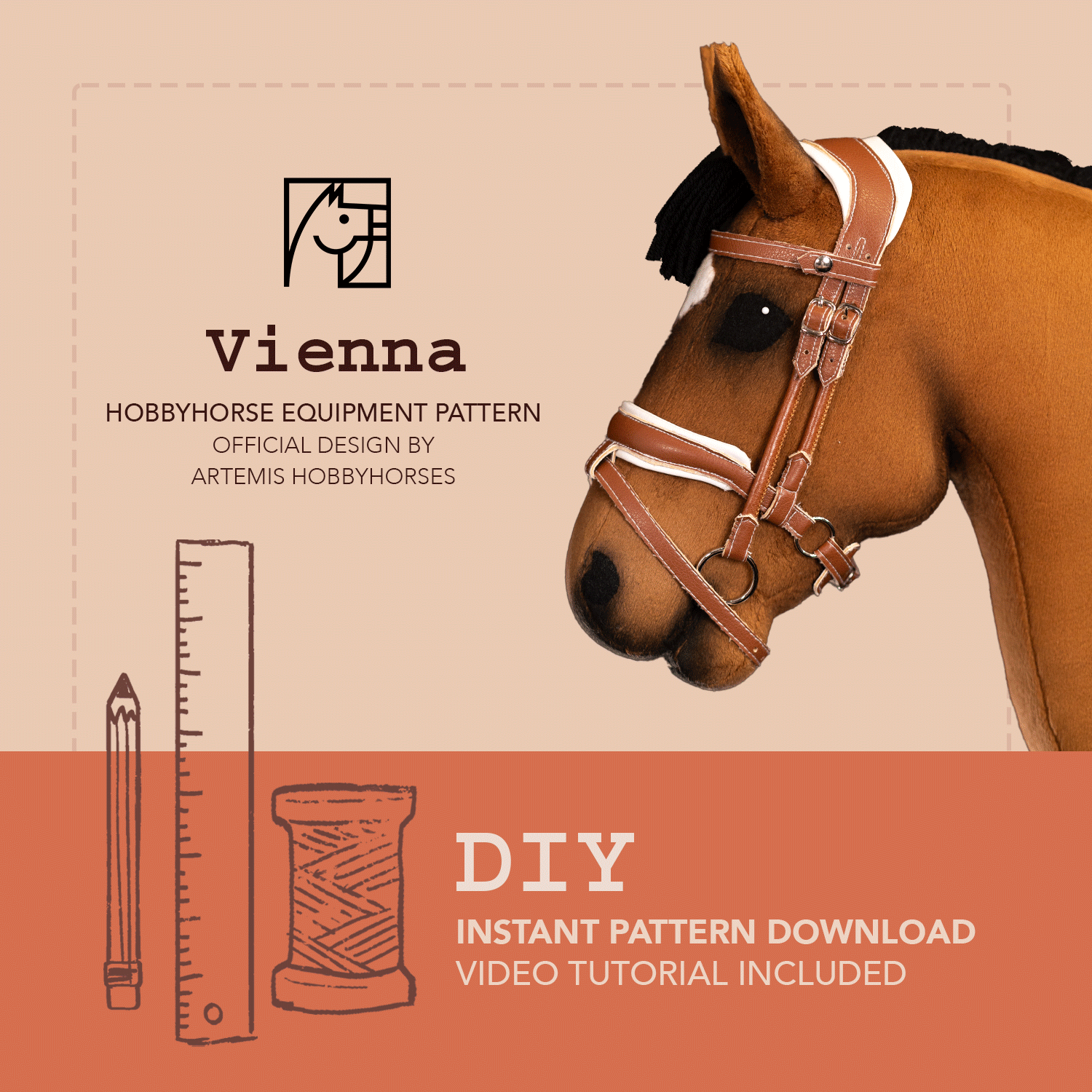 Vienna Bridle - Printable Pattern