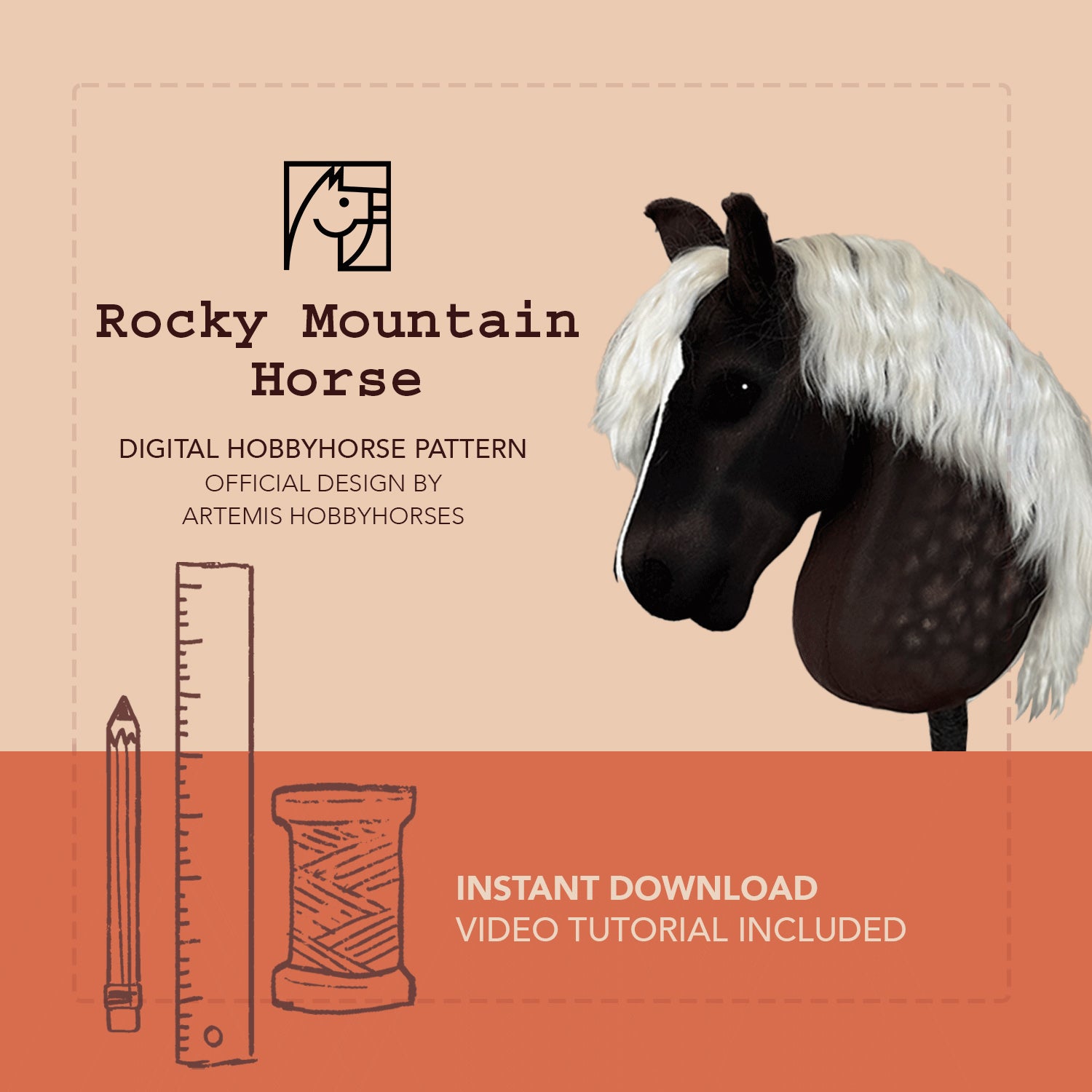 Rocky Mountain Horse - Hobbyhorse Digital Pattern