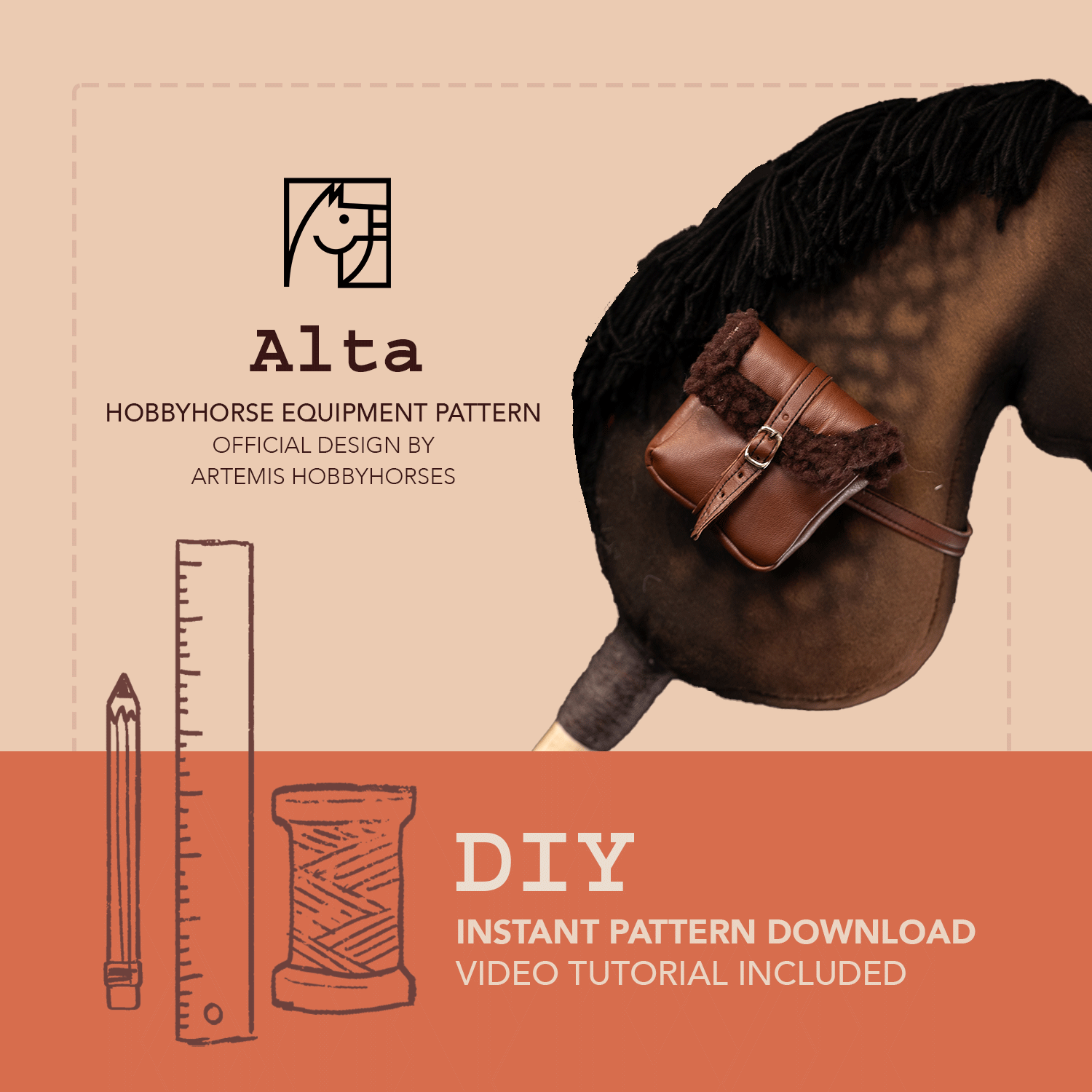 Alta Saddlebag - Printable Pattern