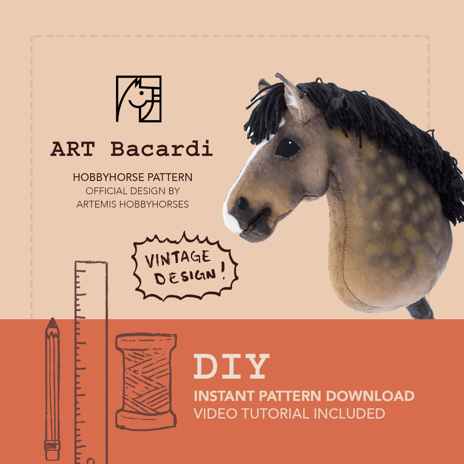 Bacardi - Hobbyhorse Digital Pattern