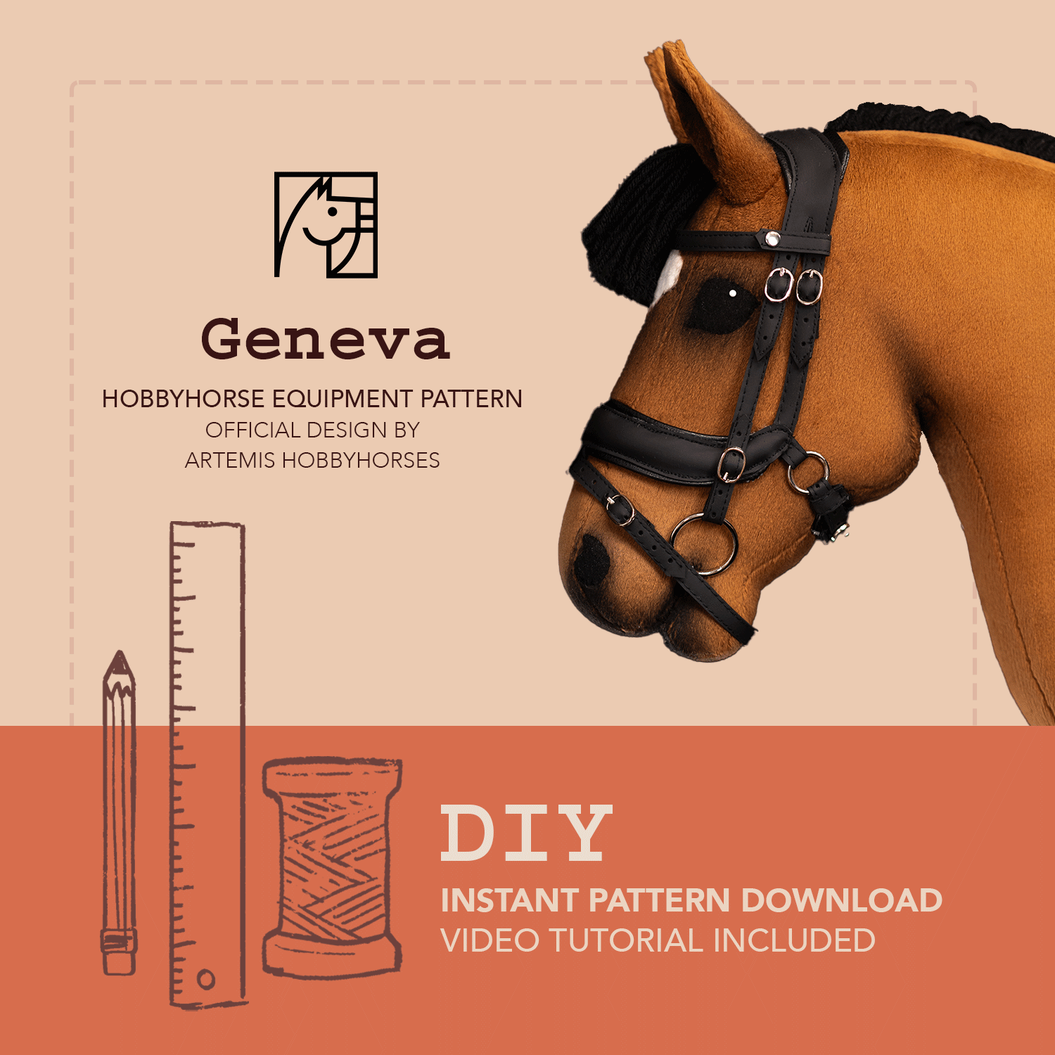 Geneva Bridle - Printable Pattern