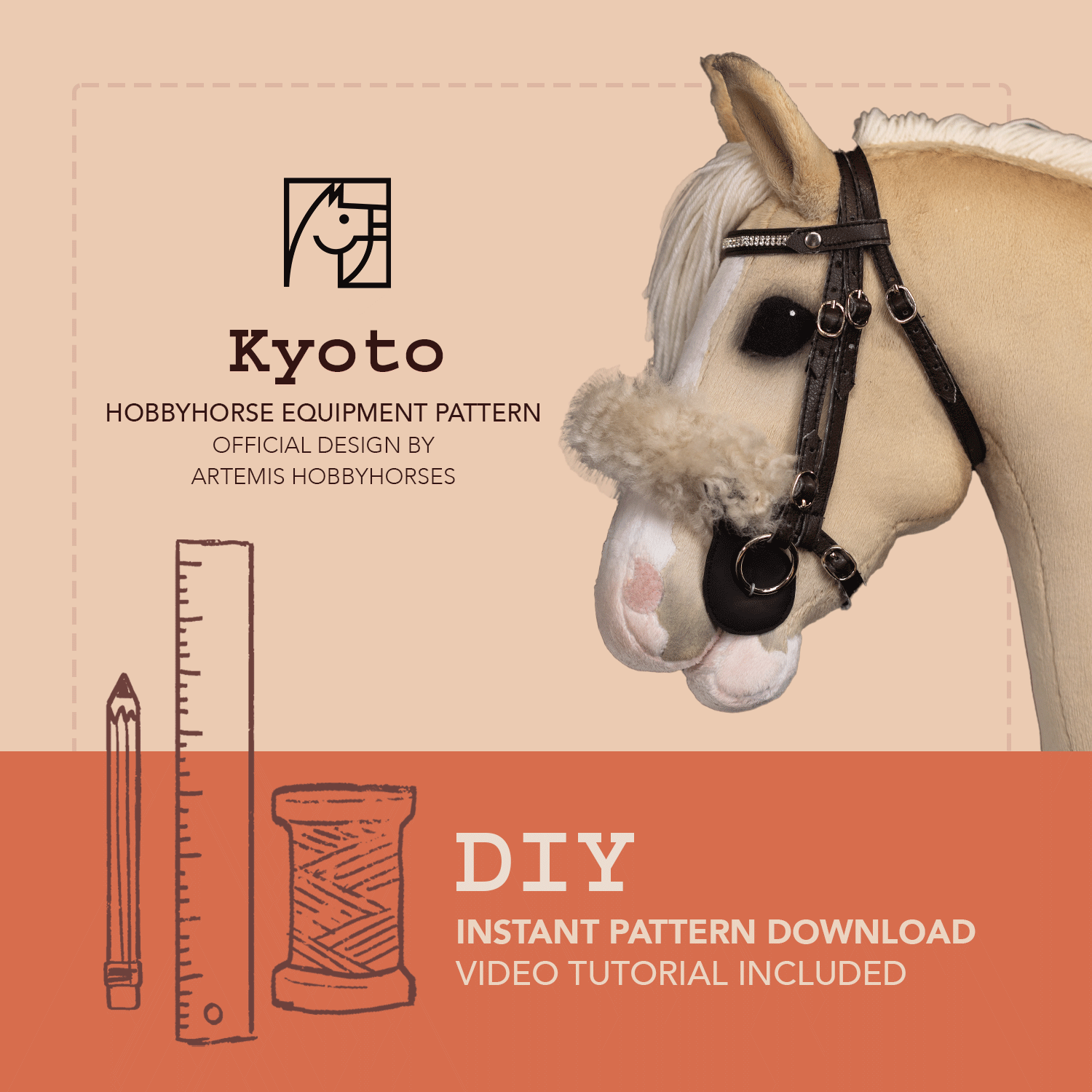 Kyoto Bridle - Printable Pattern