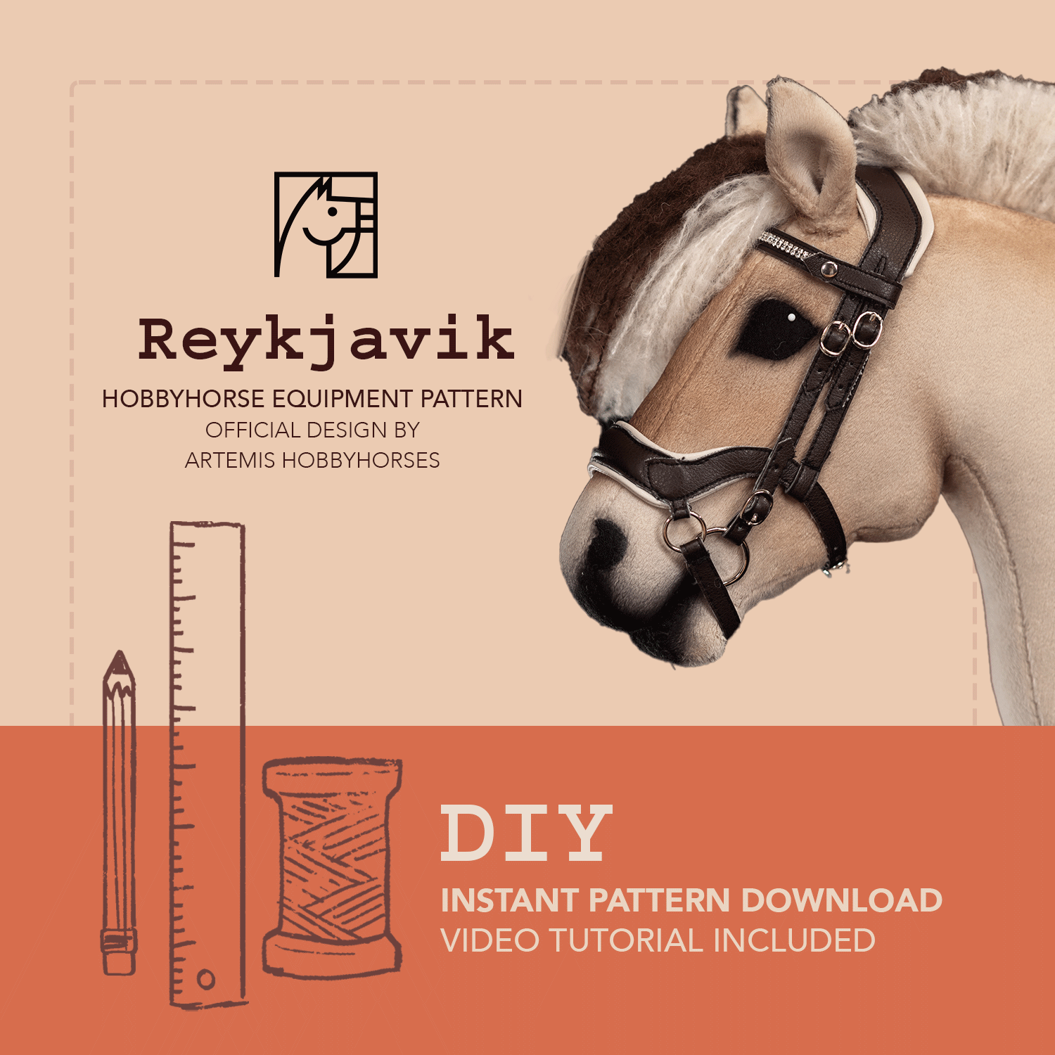 Reykjavik Bridle - Printable Pattern