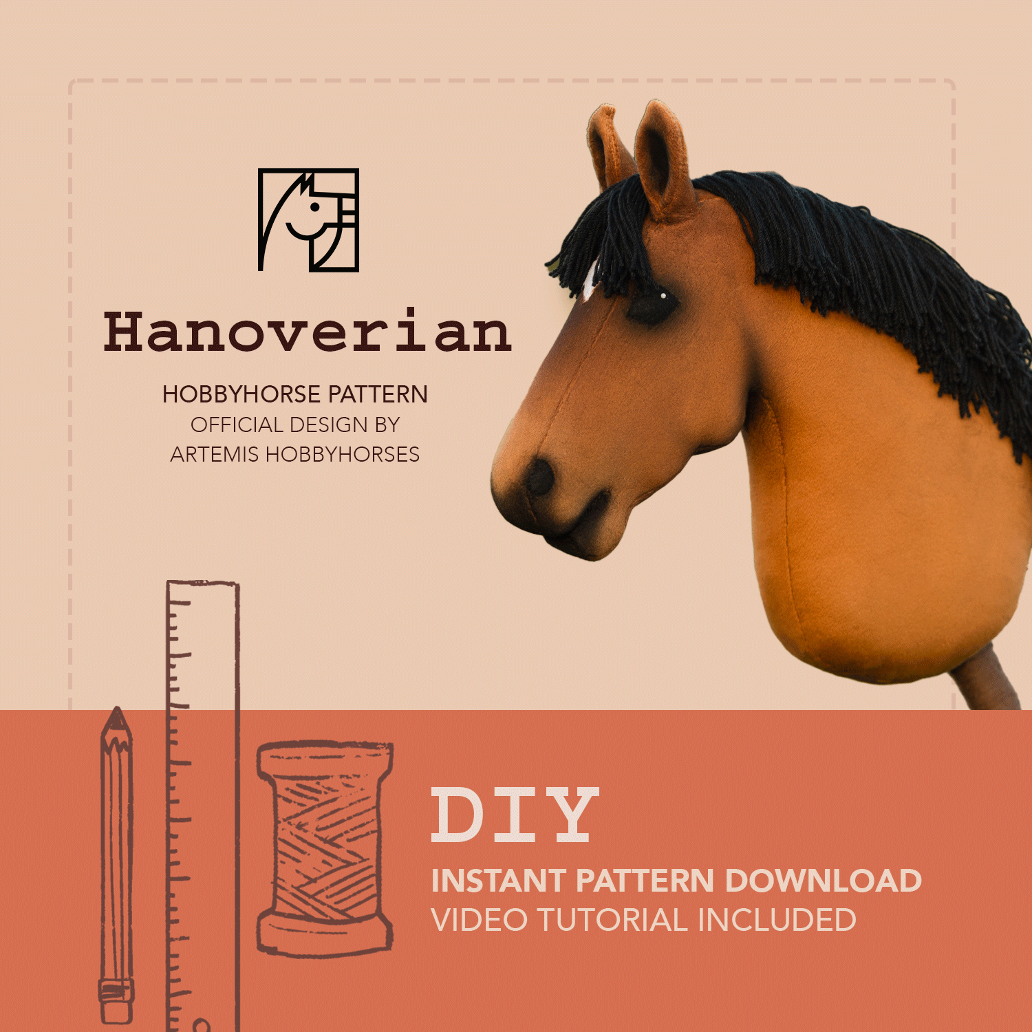 Hanoverian - Hobbyhorse Digital Pattern